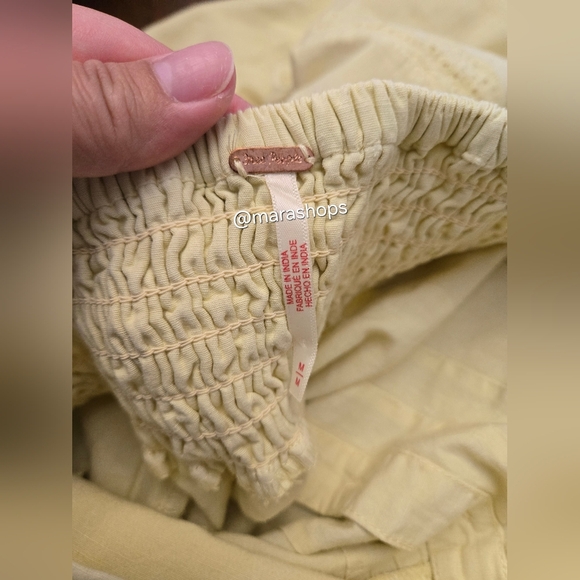 Free People Whitney Midi Skirt Yellow - Picture 6 of 6